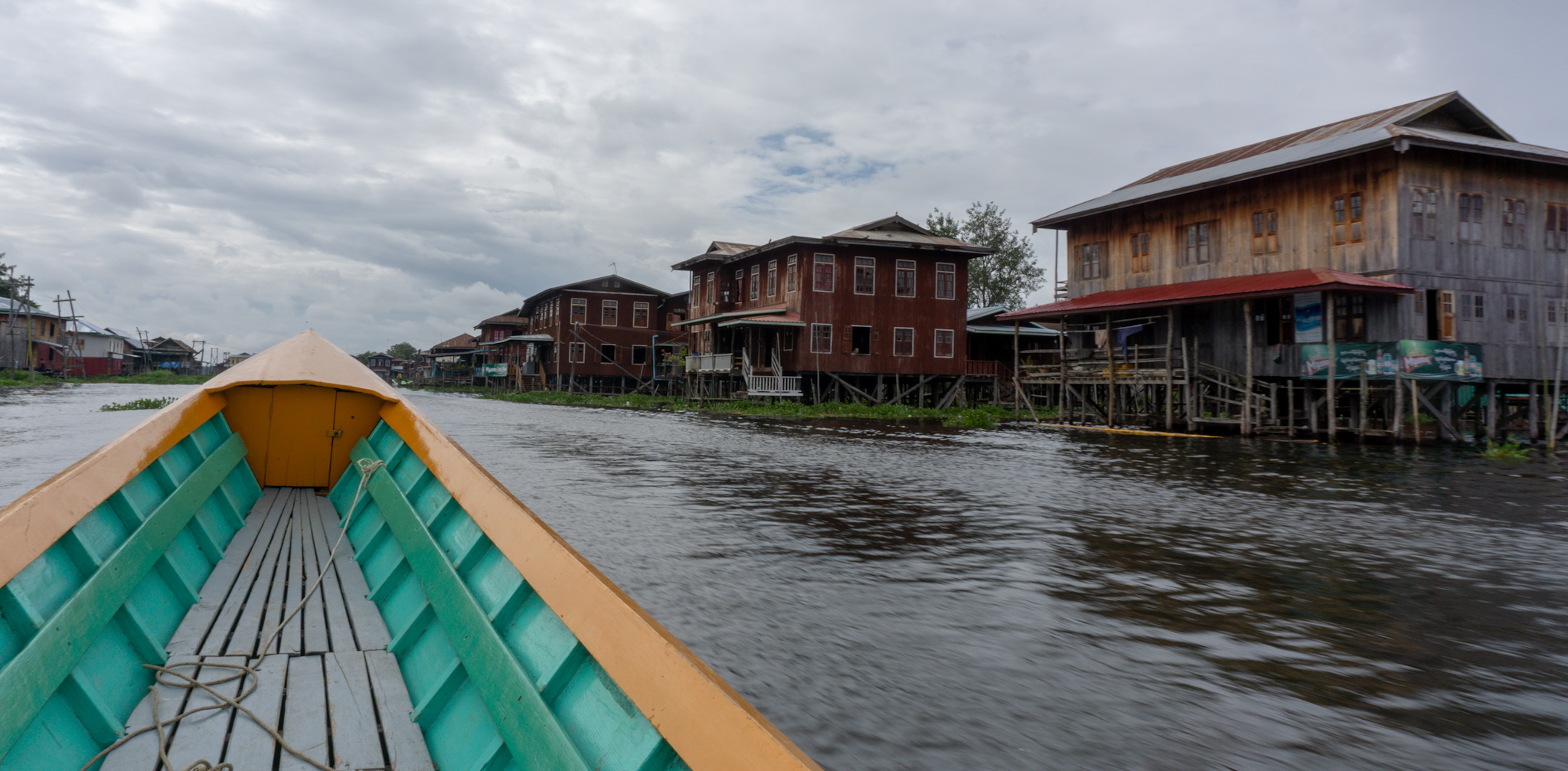 Mit dem Boot auf dem Inle-See