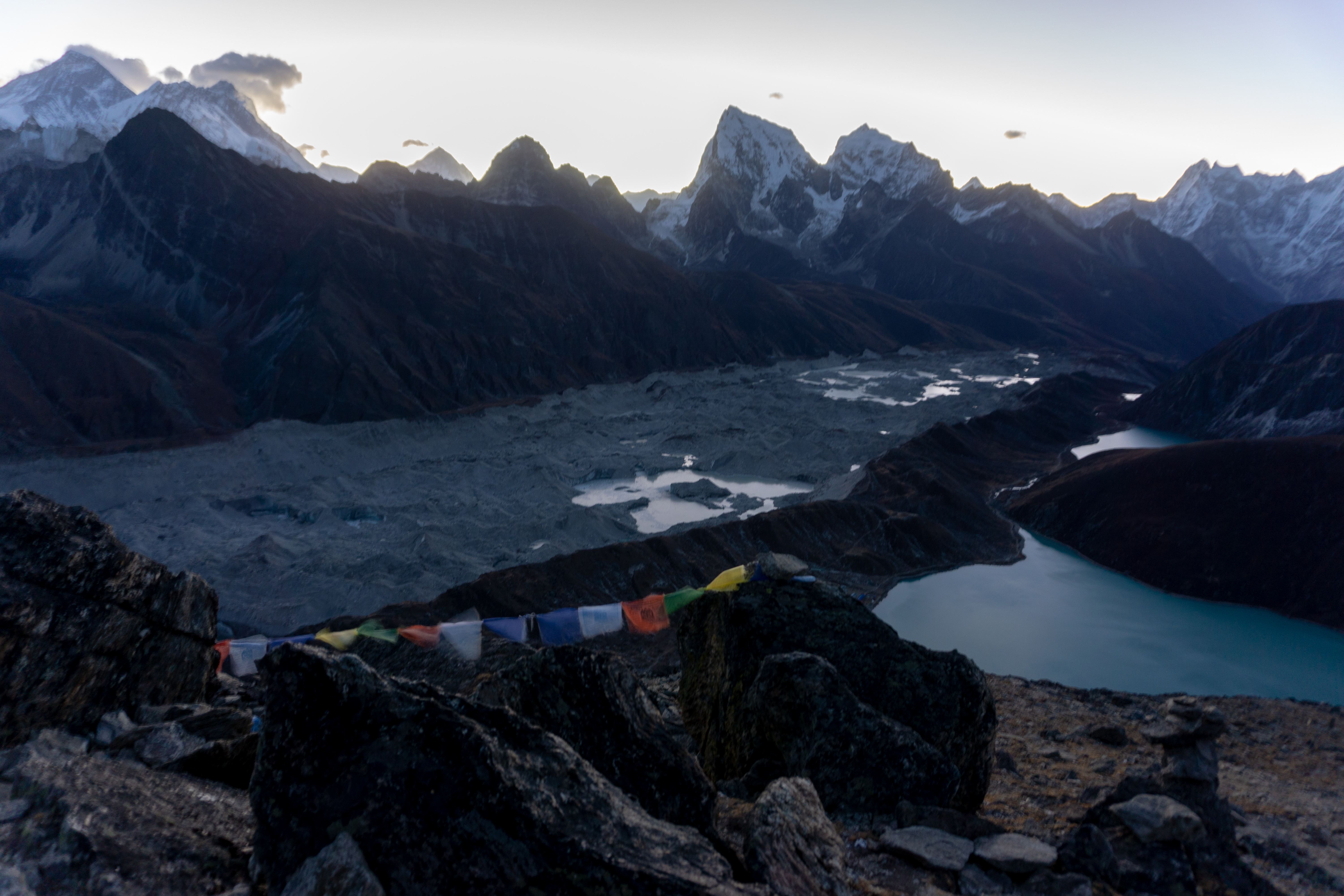 Sonnenaufgang auf dem Gokyo Ri