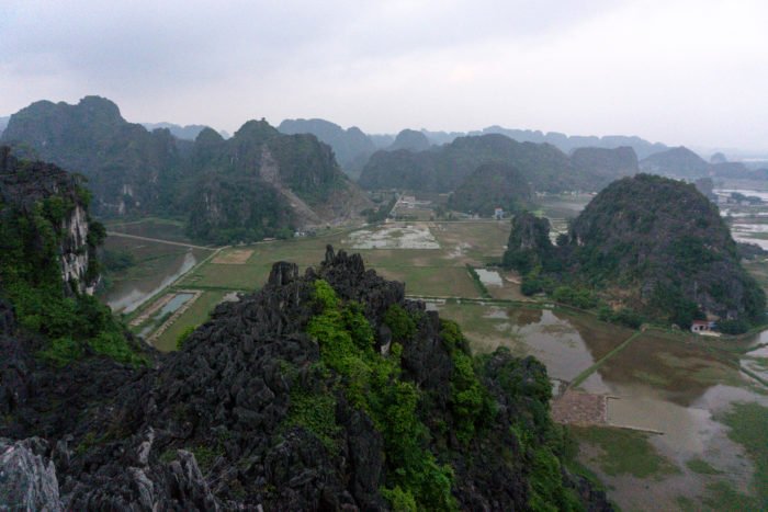 Ausblick vom Mua Cave Berg