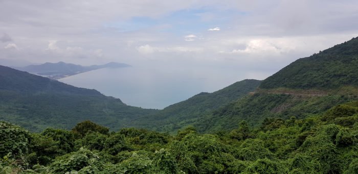 Hai Van Pass in Richtung Lang Co Beach