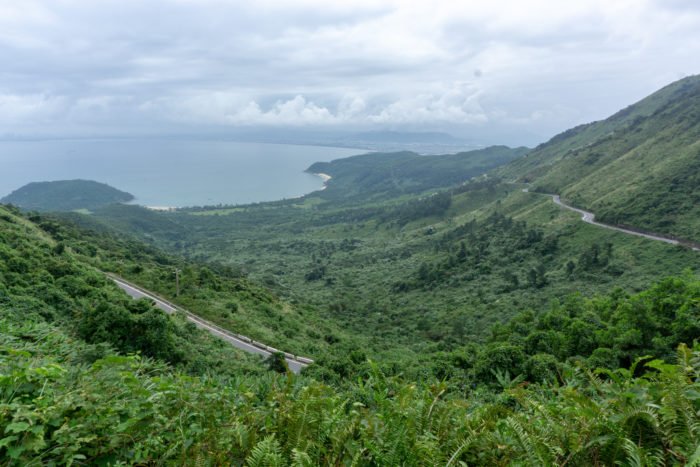 Hai Van Pass Aussicht in die Da Nang Bucht