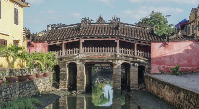 Japanische Brücke in Hoi An