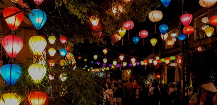 Leuchtende Lampions in Hoi An