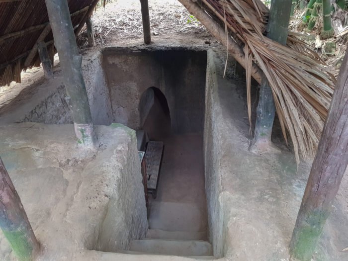 Tunnel aus dem Vietnamkrieg in Cu Chi