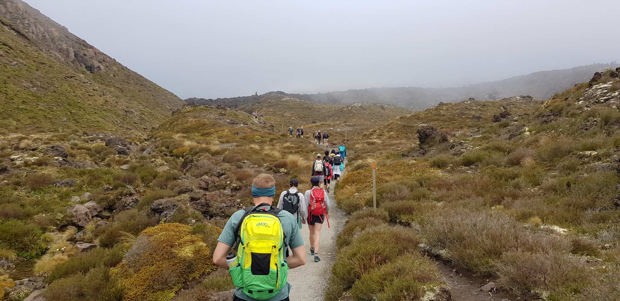 Tongariro Crossing vom Mangatepopo Parkplatz