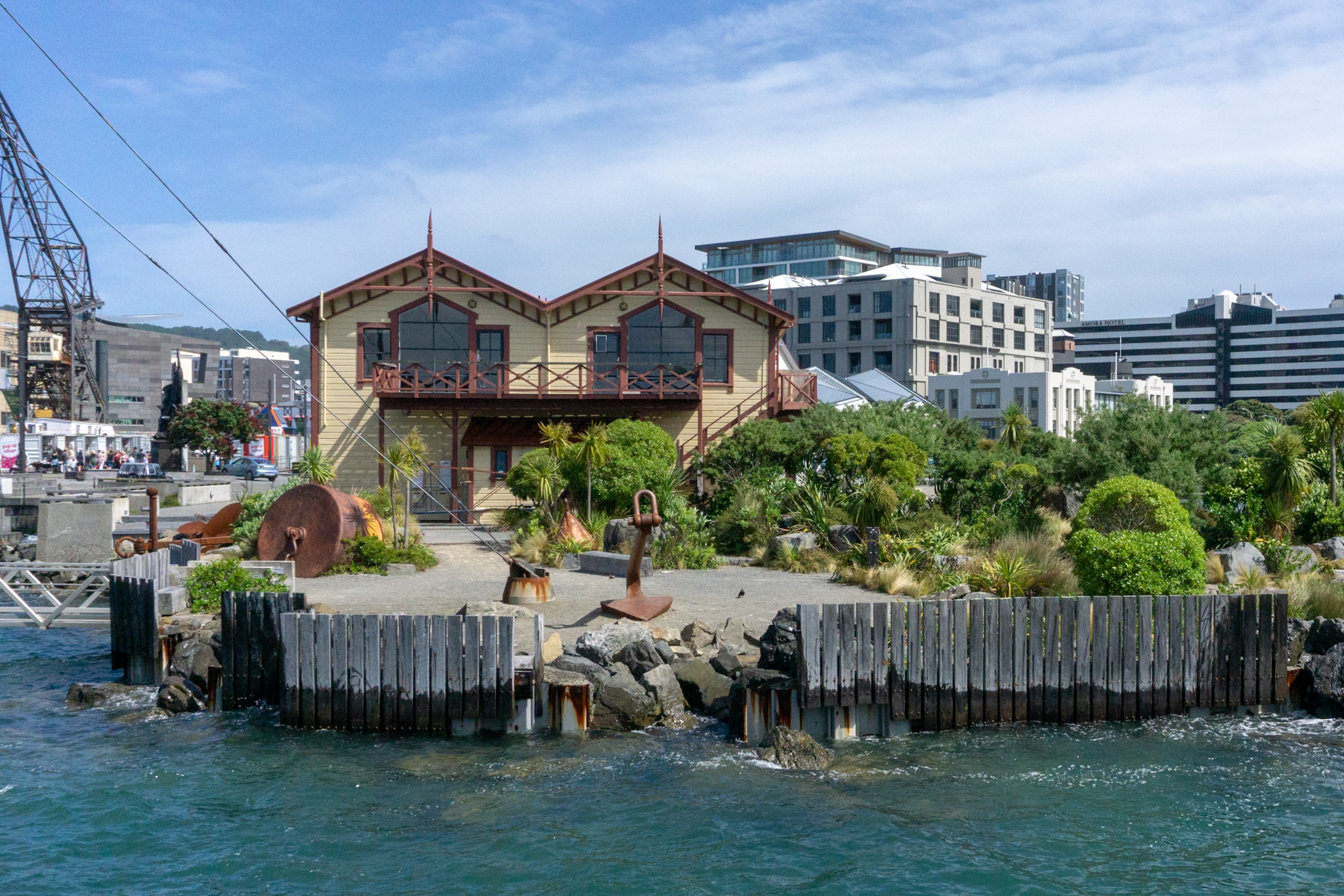 Spaziergang im Hafen von Wellington