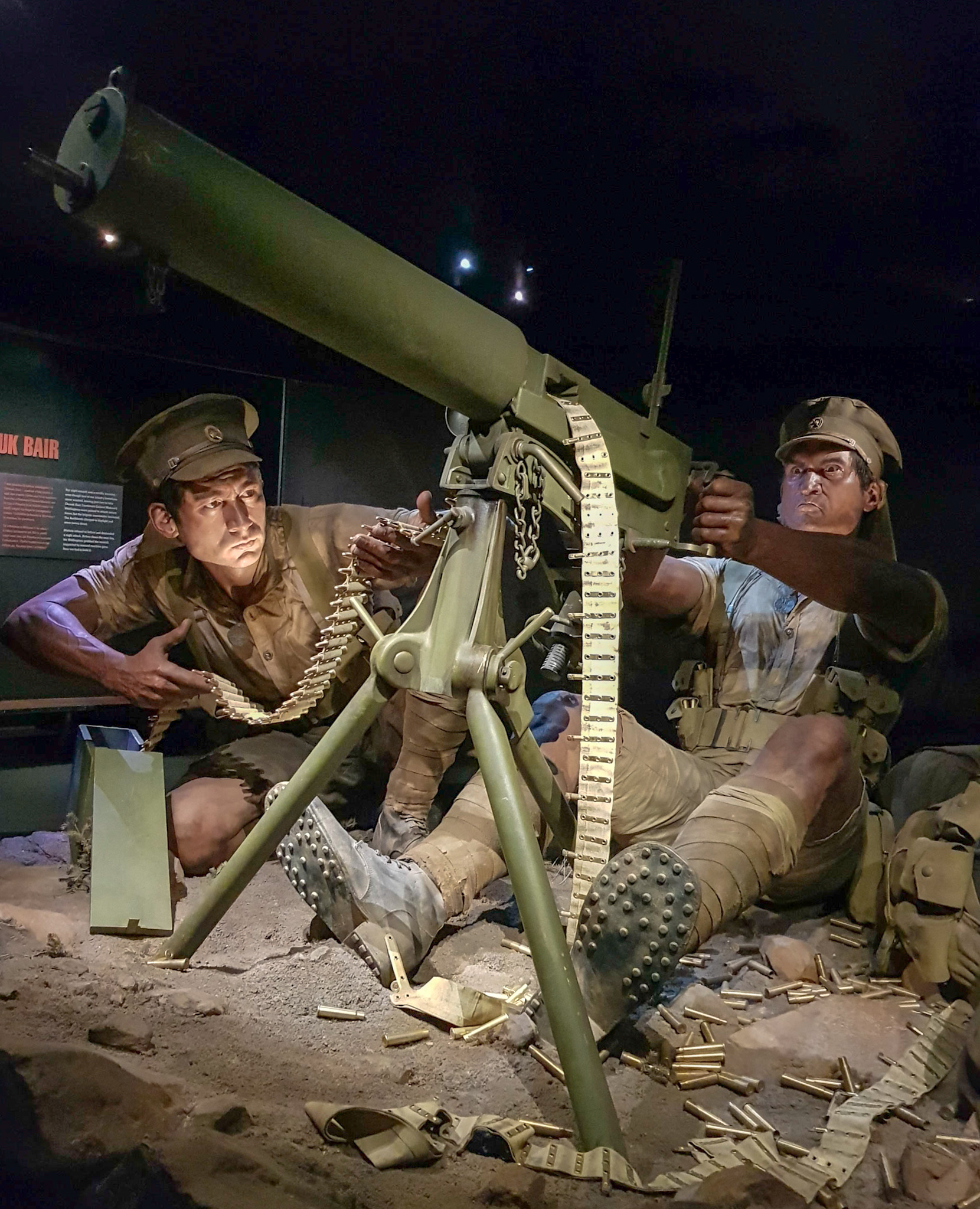 Figuren der Gallipoli Ausstellung in Wellington
