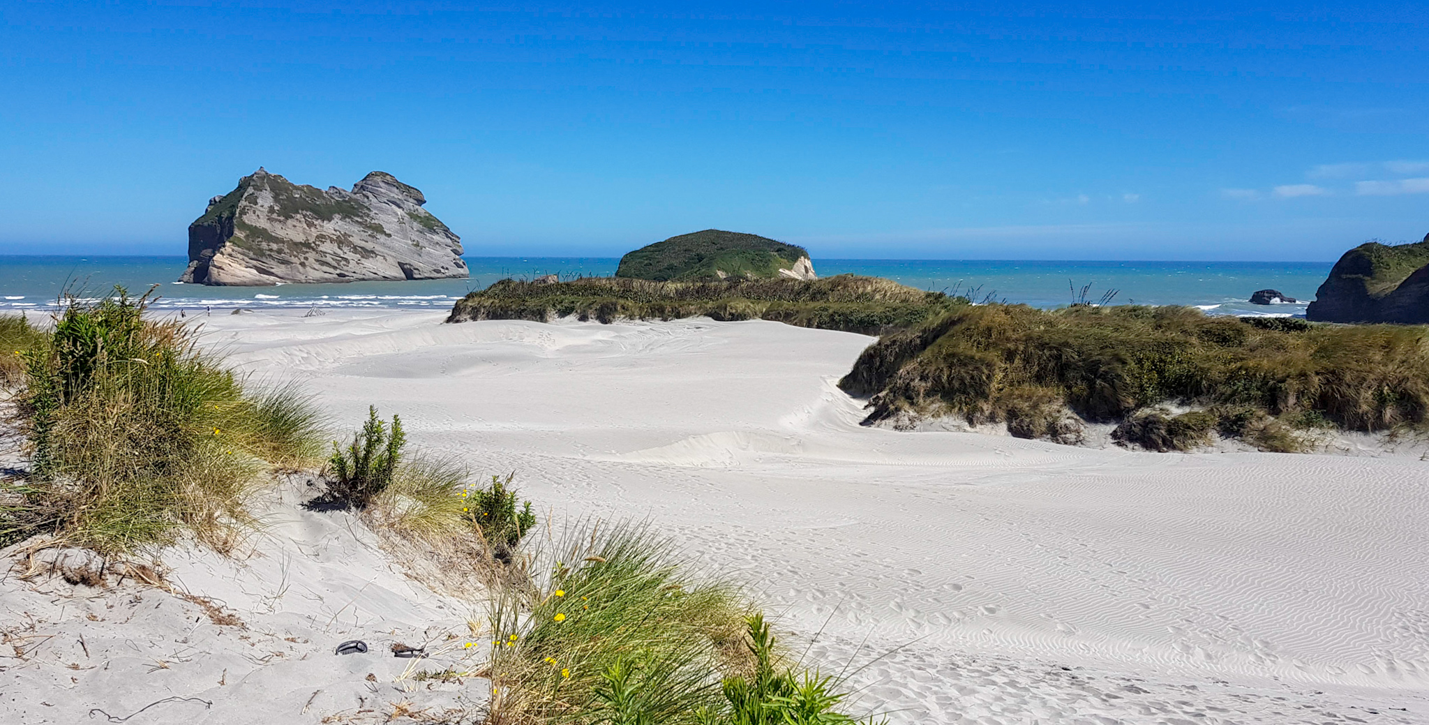 Wharariki Beach an der Golden Bay