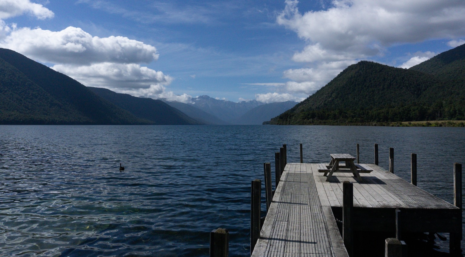 Lake Rotoroa auf der Südinsel in Neuseeland
