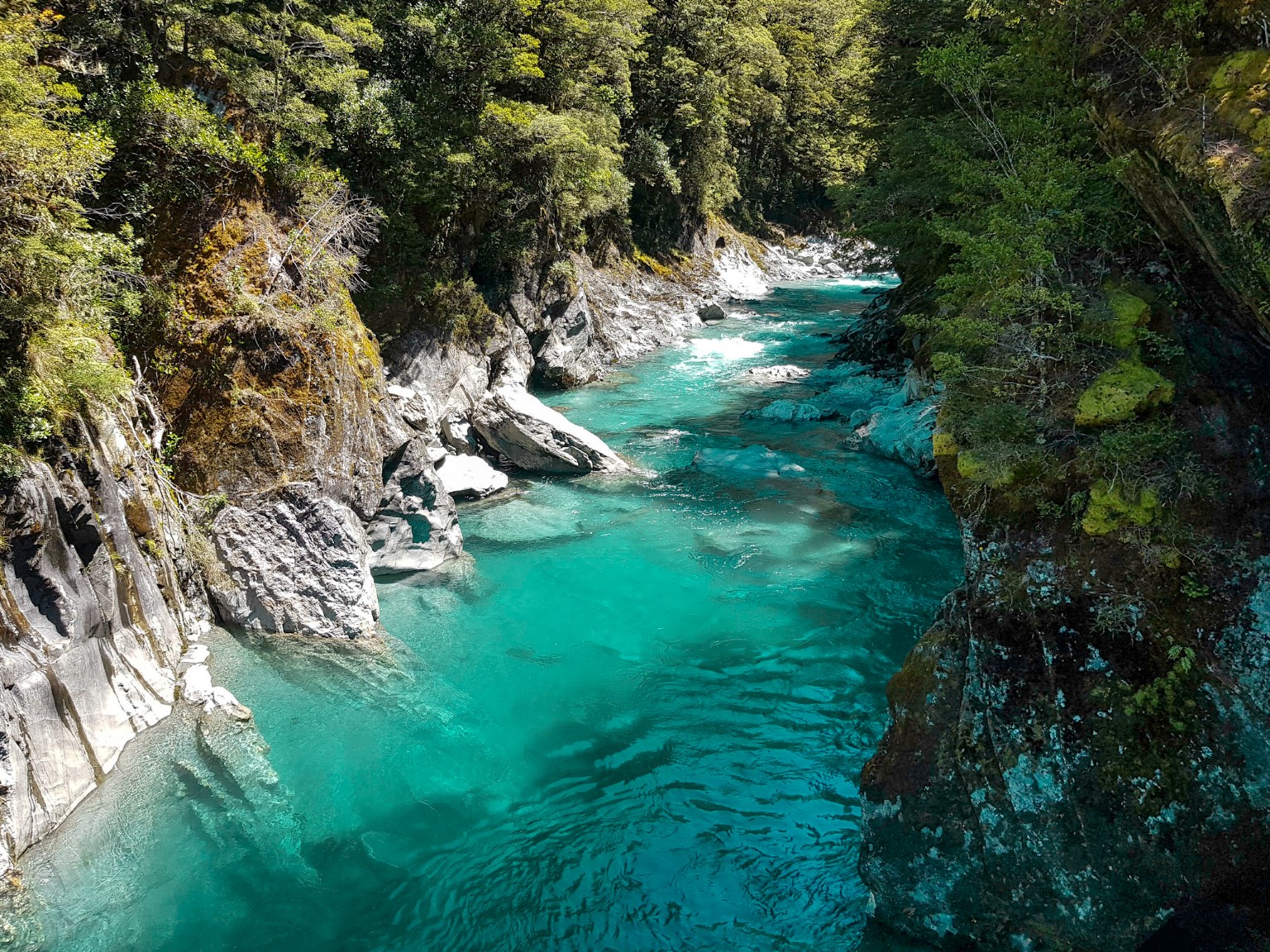 Blue Pools bei Wanaka