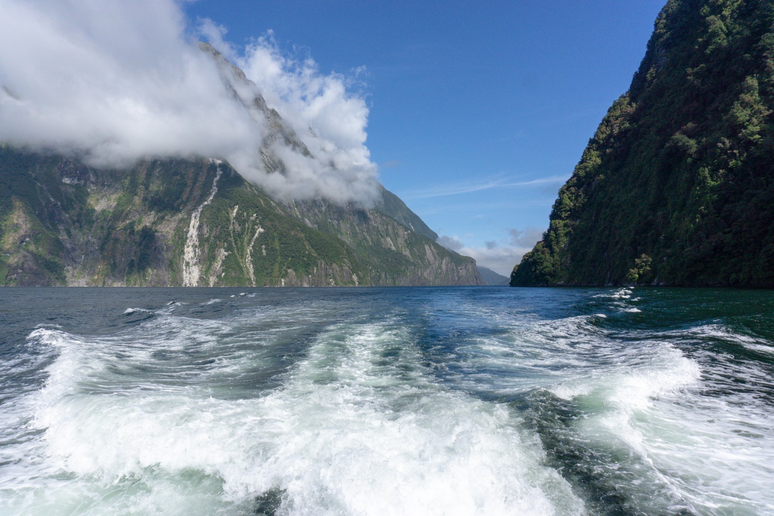 Schifffahrt im Milford Sound 